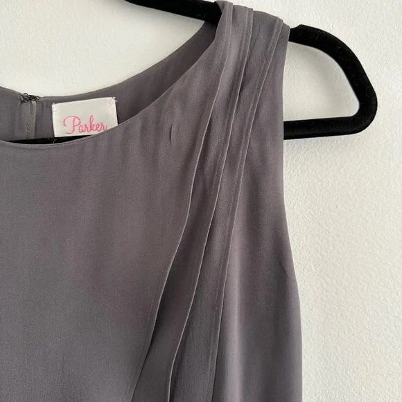 100% Silk Ruffled Dress - Picture 4 of 10